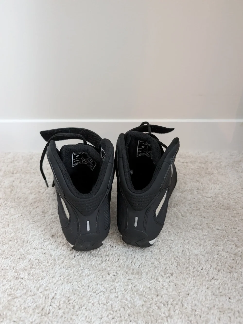 Alpinestars Black High-Top Motorsport Boots
